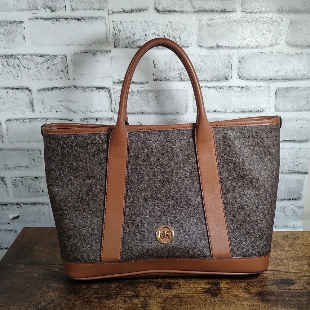 Michael Kors Luisa Medium Satchel Bag Brown 30R4G99S2V Women's